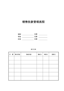 房地产销售收款管理流程