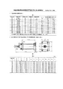 JBZQ47432006冶金设备用法兰固定式气缸PNO63MPa