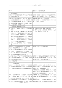 护理安全质量标准和考核评分标准