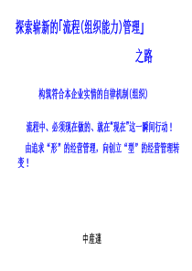 探索全新的流程管理之路译文