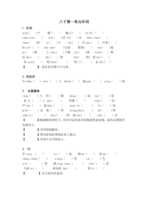 (完整版)部编教材八年级下册字词复习