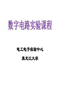 数字电路实验流程