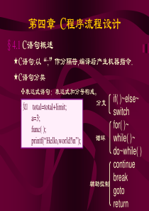 新手入门C语言教程(ITG制作)-04-程序流程设计