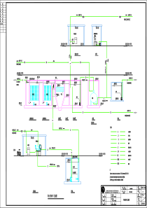 四川某医院污水处理站改造全套图纸医院西区污水处理站附图02