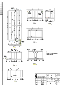 四川某医院污水处理站改造全套图纸医院西区污水处理站附图07