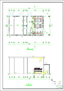 工业污水处理全套图纸CASS深度处理污泥脱水车间及配电室01