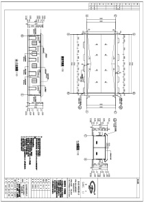 建筑施工图A2WWT072016SJZ05综合用房屋顶平面图立面图剖面图