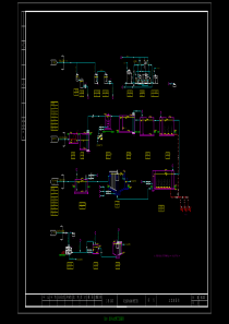 某生活污水处理工艺流程图14dwg20190317200027265