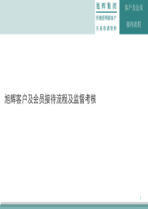 旭辉客户及会员接待流程及考核