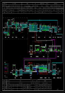 污水厂工艺流程图dwg20190318215509127