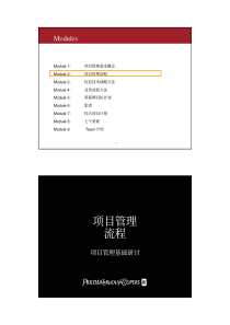 普华永道—项目管理m02-项目管理流程