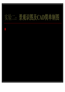 实验二景观识图与CAD基本绘图与编辑命令-75页PPT文档