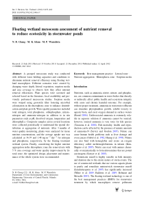 2012Floatingwetlandmesocosmassessmentofnutri