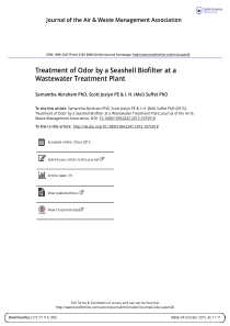 2015TreatmentofOdorbyaSeashellBiofilterat