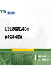 20180722智慧水务资料包05智慧管网张伟林以智慧管网管理为核心的综合漏损控制研究