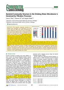 BacterialCommunityStructureintheDrinkingWate