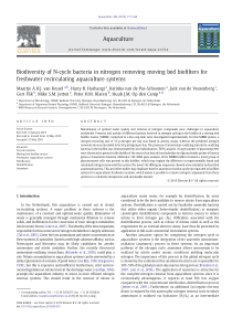 BiodiversityofNcyclebacteriainnitrogenremov