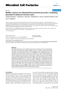 Biofilmreactorsforindustrialbioconversionprocesses