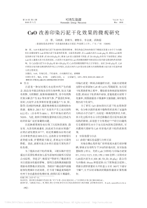 CaO改善印染污泥干化效果的微观研究