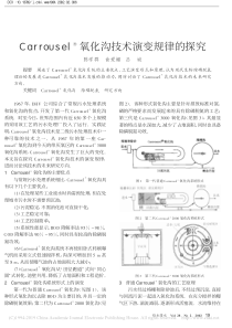 Carrousel氧化沟技术演变规律的探究陈学群