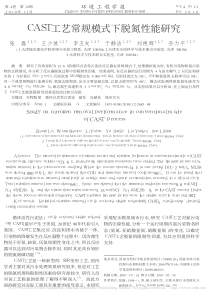 CAST工艺常规模式下脱氮性能研究张磊