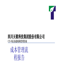 毕马威--××公司成本管理流程报告(ppt 39)