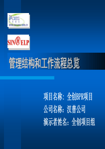 汉普公司全创BPR项目管理结构和工作流程总览--860417