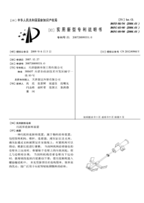 CN2007200993310污泥库底卸料装置公开号201249961