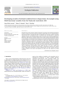 Developinganindexofwetlandconditionfromecologicald