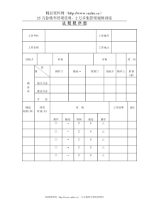 流程程序图