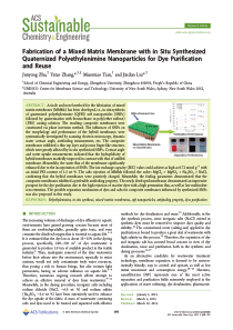 FabricationofaMixedMatrixMembranewithinSituSynthes