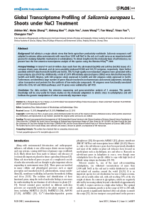 GlobalTranscripomeProfilingofSalicorniaeuropa