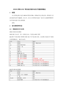 浙江电信ONU设备开通 和业务发放流程