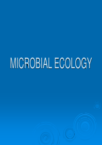 MICROBIALECOLOGY