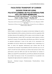 P311FACILITATEDTRANSPORTOFCARBONDIOXIDEFROMAIRUSIN