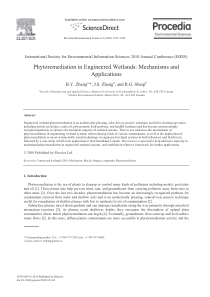 PhytoremediationinEngineeredWetlandsMechanismsandA