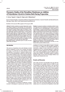 PorometryStudiesofthePolysulfoneMembranesonAdditio