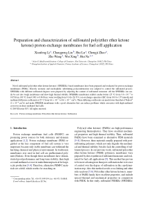 Preparationandcharacterizationofsulfonatedpolyethe