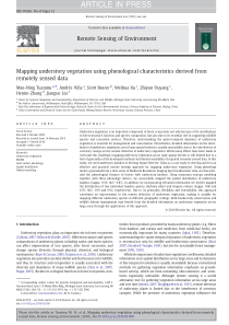 S107Mappingunderstoryusingphenologicalcharact