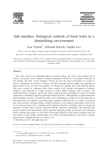 Saltmarshesbiologicalcontrolsoffoodwebsina