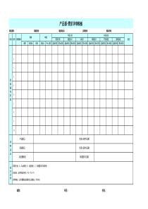 产品部需求评审表模板