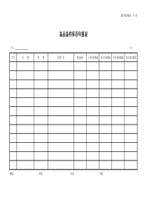 T109备品备件库存年报表