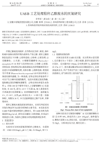 UASB工艺处理秸秆乙醇废水的厌氧研究乔华军