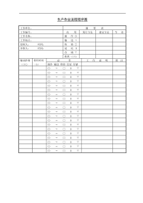 生产作业流程程序图(1)