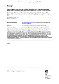Xie2013GeologyDJHarchaeology