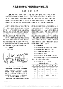 阿左旗毛纺地毯厂毛纺印染废水治理工程张桂莲