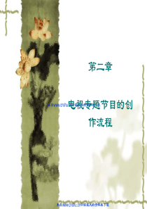 电视专题节目的创作流程(ppt 35页)