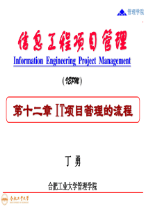 第十二章IT项目管理的流程