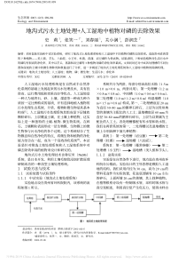 地沟式污水土地处理人工湿地中植物对磷的去除效果史莉