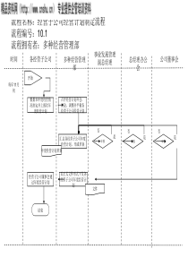 经营子公司经营计划制定流程(1)